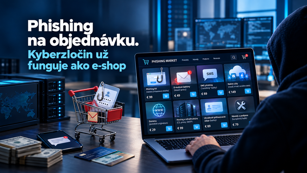 Phishing na objednávku. Kyberzločin už funguje ako e-shop